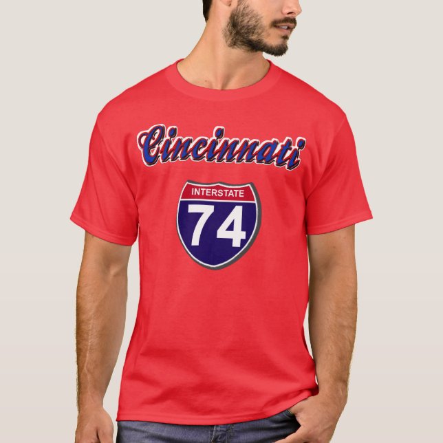 I-74 Cincinnati T-shirt (Framsida)