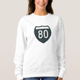 I-80 San Francisco to Sierra Nevada Design T Shirt