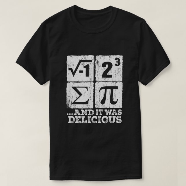 I 8 Sum Pi Funny I Ate Paj Pi Day Nerd Geek T Shirt (Design framsida)