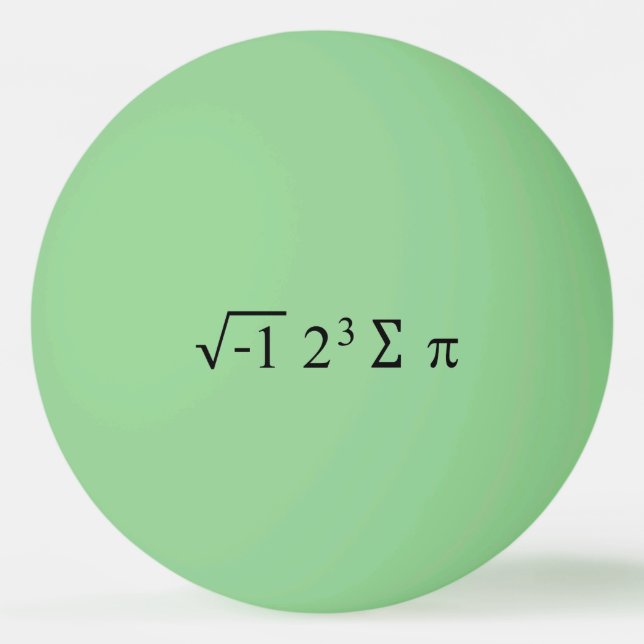 i 8 summering pi Funny Math Equation Pi Day Pingisboll (Framsidan)