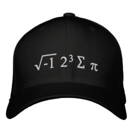 i 8 summorna pi - Jag Ate lite Pi Funny Math Hat Broderad Keps