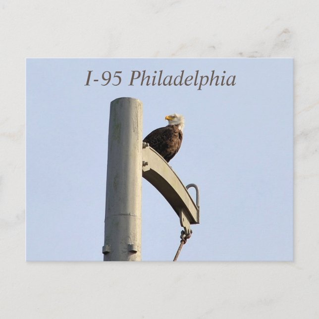 I-95 vykort för Philadelphia Örn (Framsida)