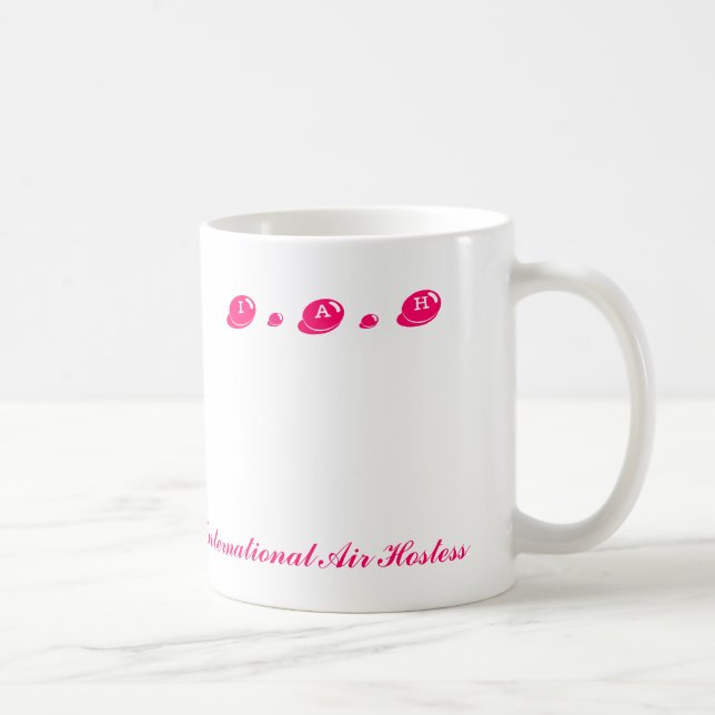 I.A.H, internationell luftvärdinna Kaffemugg (Höger)