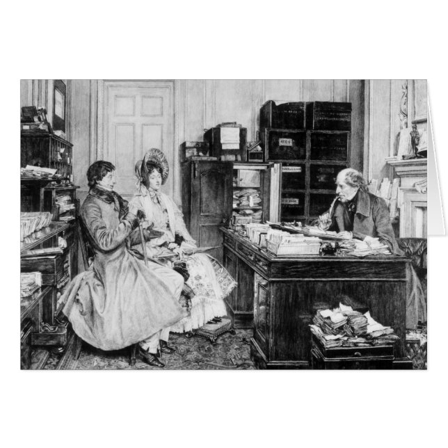 I advokatbyrån hälsningskort (Framsidan Horizontal)