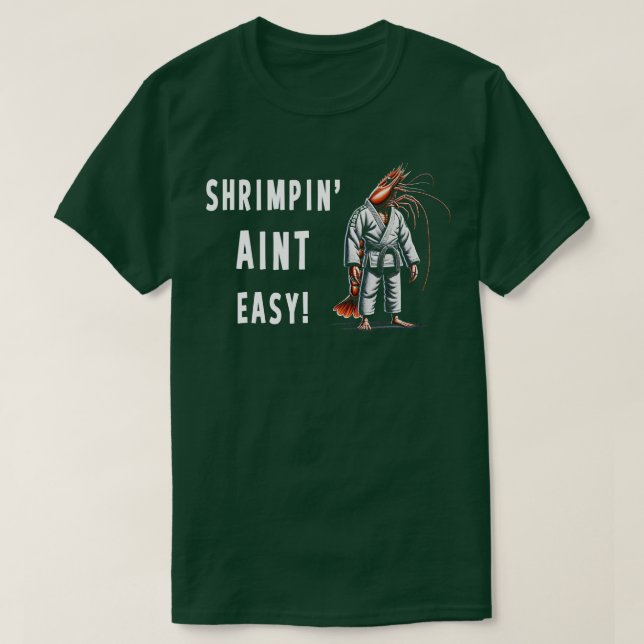 i Aint easy Funny Jiu Jitsu T Shirt (Design framsida)