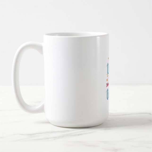 I alla ting Ge Tacks Inspirerande Tacks gåva Kaffemugg (Vänster)