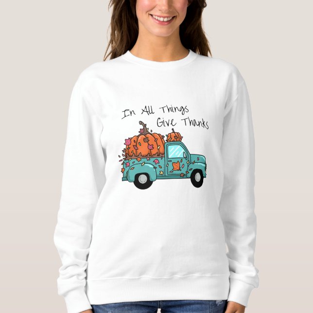 I Allt Ge Tacksamhet T Shirt (Framsida)