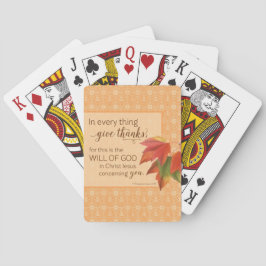 I Allting Ge Tack - 1 Thes. 5:18 Kortlek