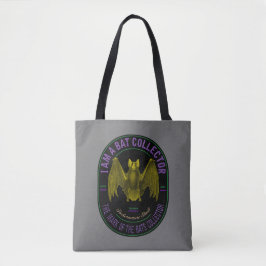 I am a bat collector crossbody bag tygkasse