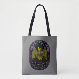 I am a bat collector crossbody bag tygkasse