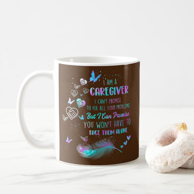 I Am A Caregiver I Can't Promise - Nurse Kaffemugg (Med munk)
