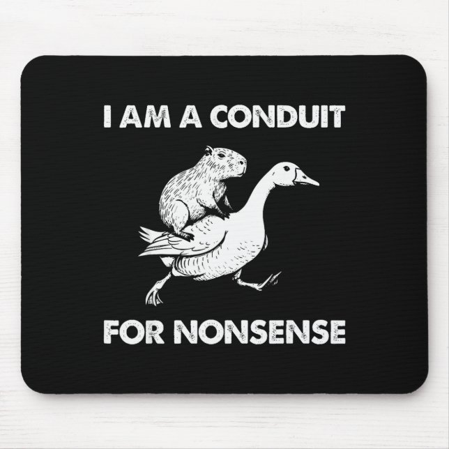 I Am A Conduit For Nonsense Capybara Goose Meme  Musmatta (Framsidan)