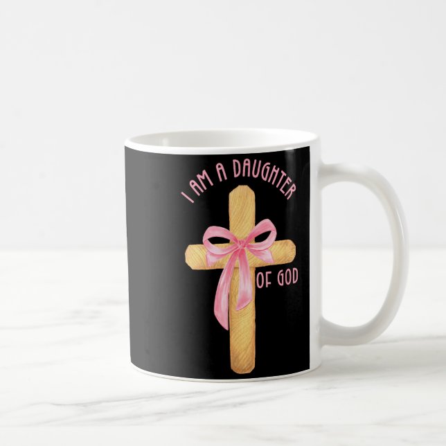 I Am A Daughter Of God Youth Girl Christian Coquet Kaffemugg (Höger)