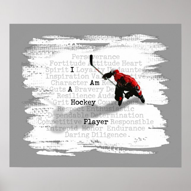 I am a Hockey Player Prints and Posters (Framsidan)