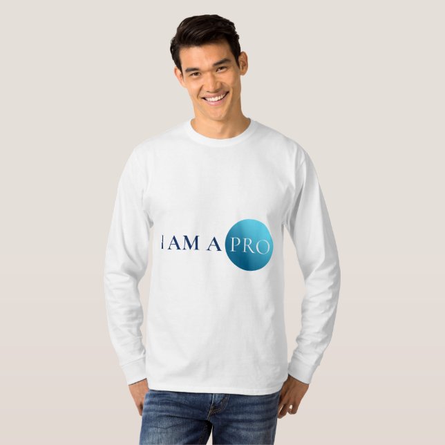 I AM A PRO | Empowerment Minimalist T Shirt (Hel framsida)