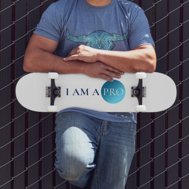 I Am a Pro – Minimal Athletic Statement Design Mini Skateboard Bräda 18,5 Cm (Utomhus 3)