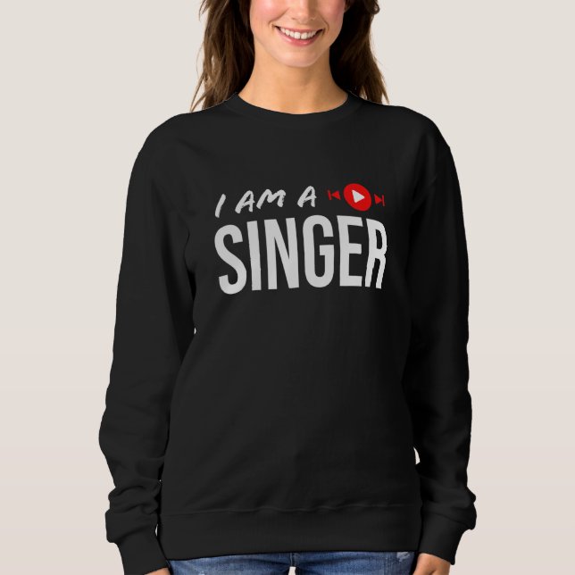 I am a singer play hip hop rap soul rock rnb funk t shirt (Framsida)
