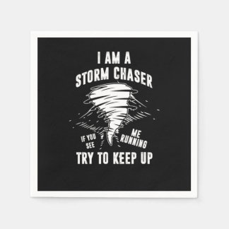 I Am A Storm Chaser Tornado Hurricane Wind Gift Pappersservett