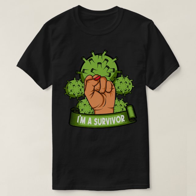 I am a Survivor Autumn Lover T Shirt (Design framsida)