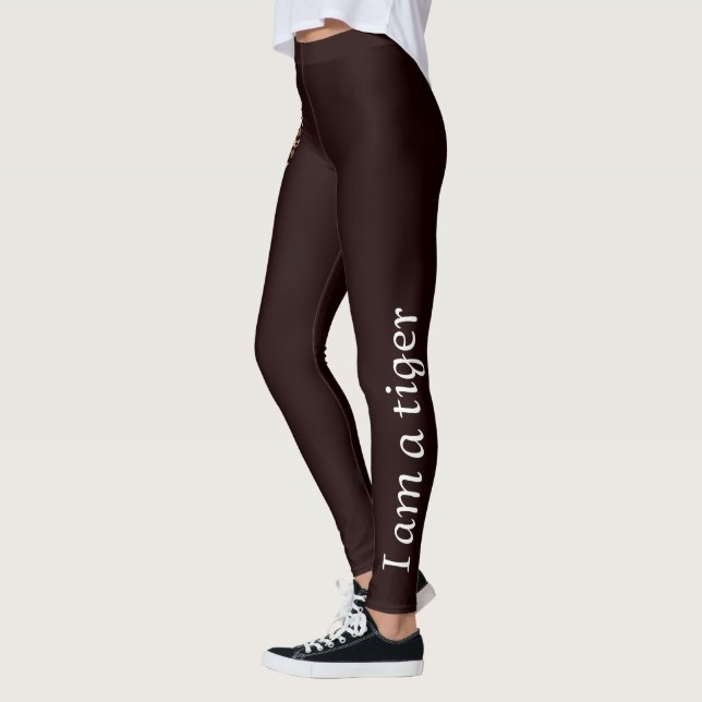 I am a tiger cute leggings (Vänster)