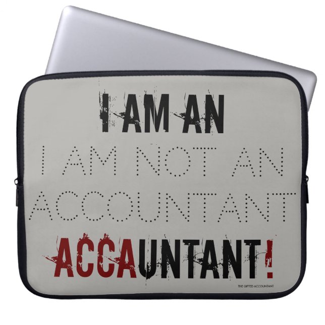"I Am An ACCAUNTANT" Laptop Fodral (Framsidan)
