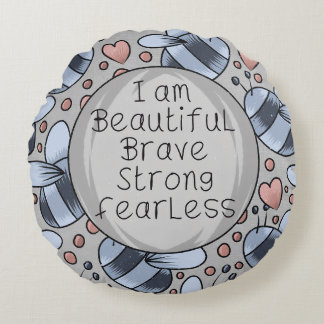 I am beautiful rund kudde