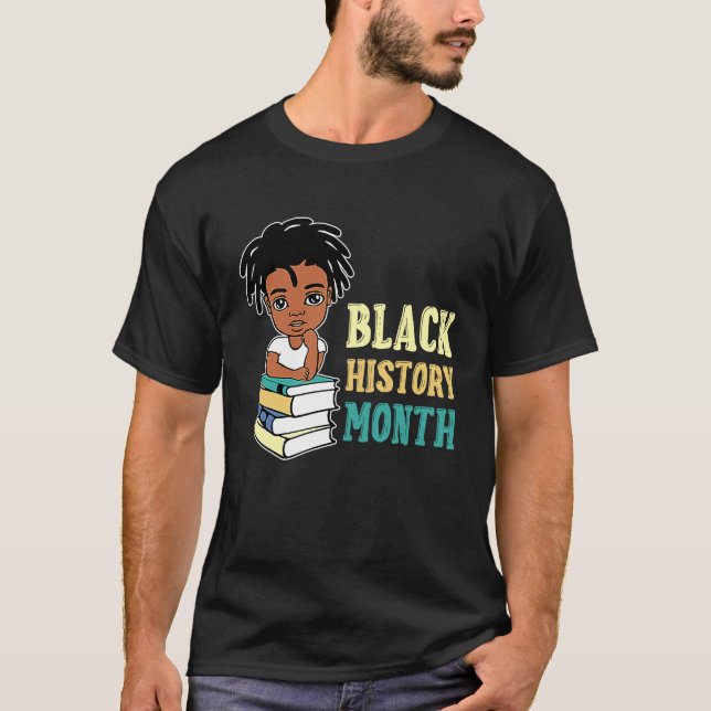 I Am Black History African American Black Pride bo T Shirt (Framsida)