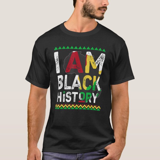 I Am Black History Month African American Pride Ce T Shirt (Framsida)