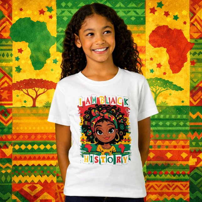 I Am Black History T Shirt (Skapare uppladdad)