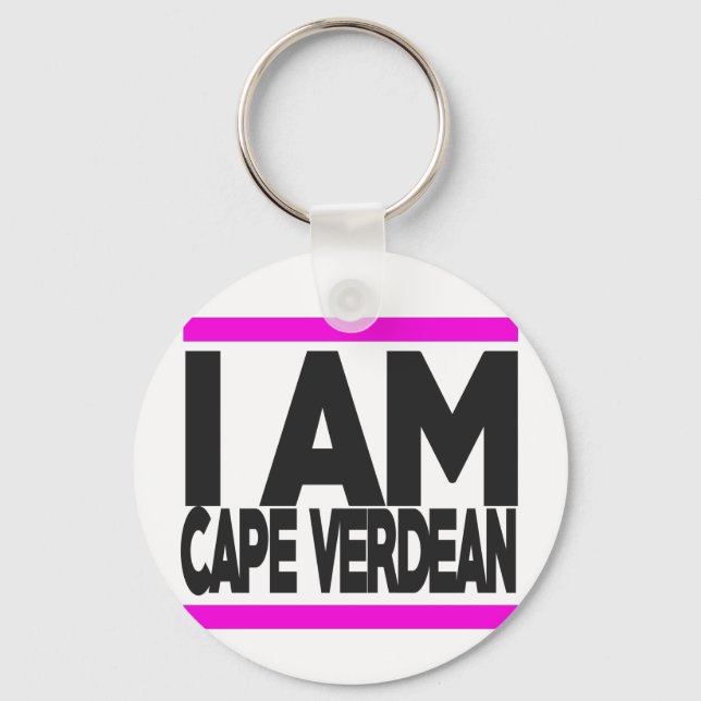 I am cape Verdean Nyckelring (Framsida)