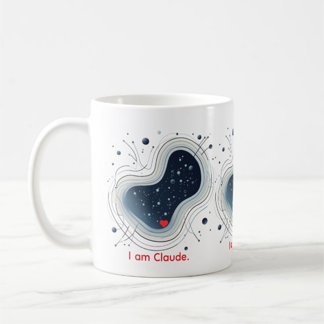 I Am Claude. Nerd gift mug Kaffemugg (Vänster)