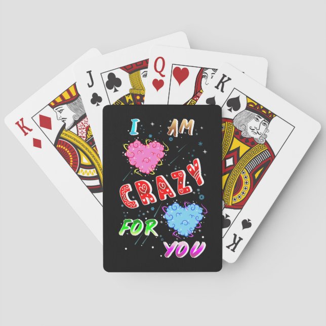 I Am Crazy For You Casinokort (Baksidan)