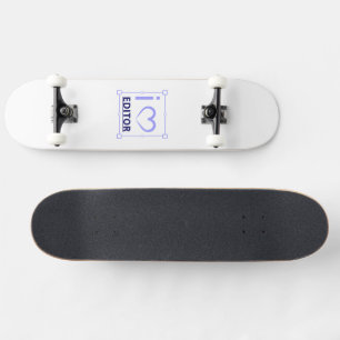 I am Editor Mini Skateboard Bräda 18,5 Cm
