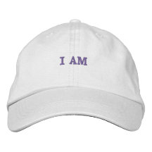 "I AM" Embroiderad Baseball Hat