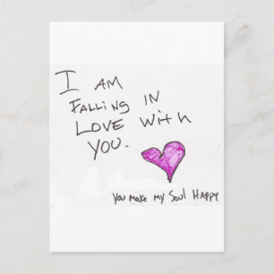 I AM FALLiNG iN KÄRLEK WiTH DU HÖRt SOUL Vykort