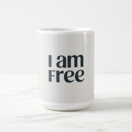 I am free kaffemugg