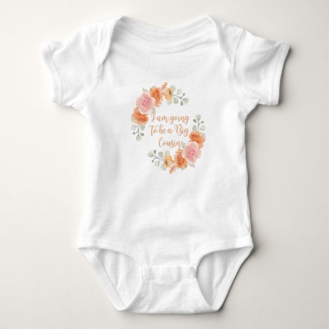 I am going to be a Big Cousin T Shirt (Framsida)