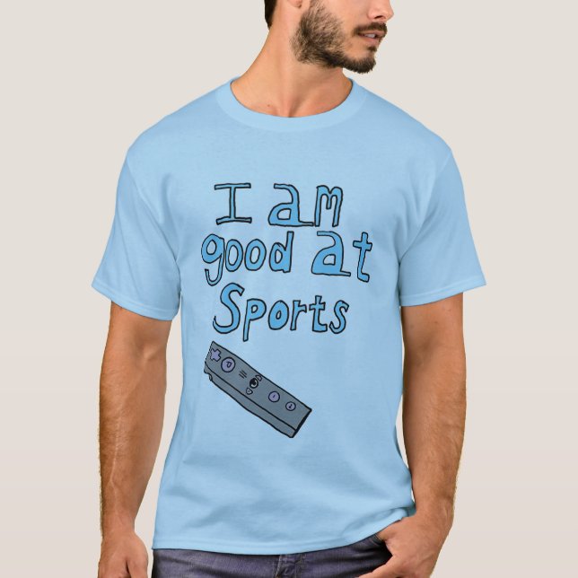 I am good at sports t shirt (Framsida)