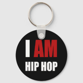 "I AM HIP HOP" RED BREV NYCKELRING