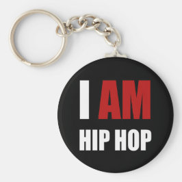 "I AM HIP HOP" RED BREV NYCKELRING