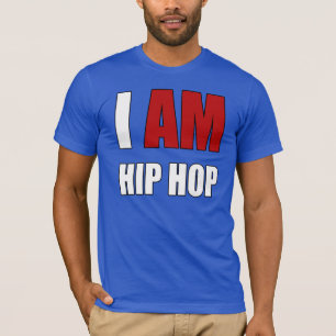 "I AM HIP HOP" RED BREV T SHIRT