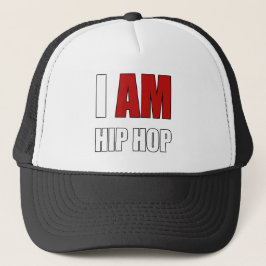 "I AM HIP HOP" RED BREV TRUCKERKEPS