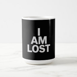I am lost kaffemugg