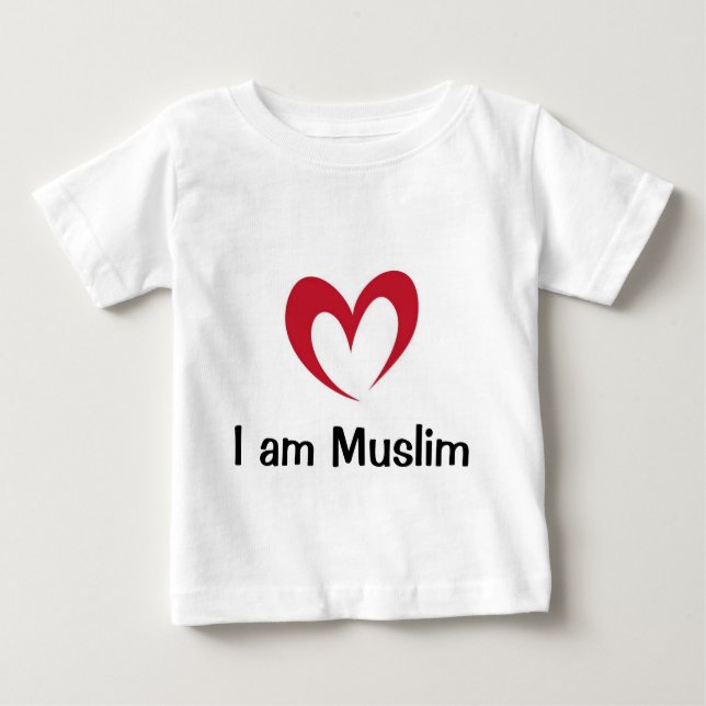 I am Muslim Body Tee Shirt (Framsida)