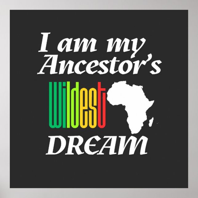 I am My Ancestor's Wildest Dream | Poster (Framsidan)