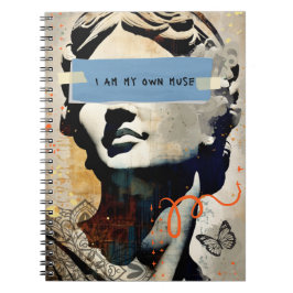 I Am My Own Muse | Notebook Journal Anteckningsbok