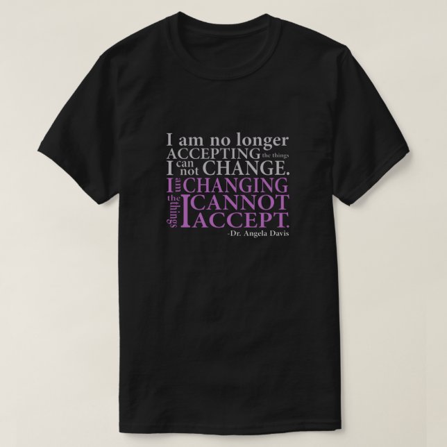 I am no longer accepting Fitted T Shirt (Design framsida)
