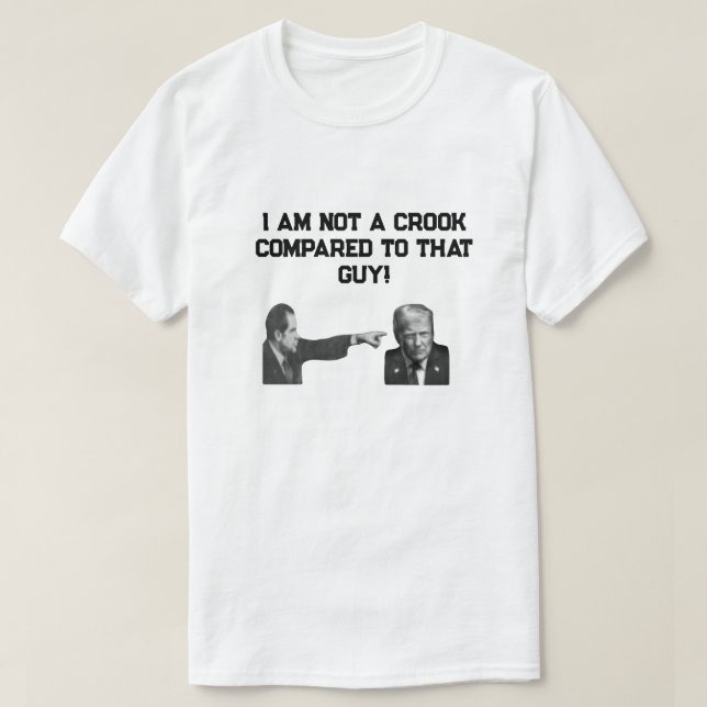 I Am Not  A Crook T-Shirt (Design framsida)