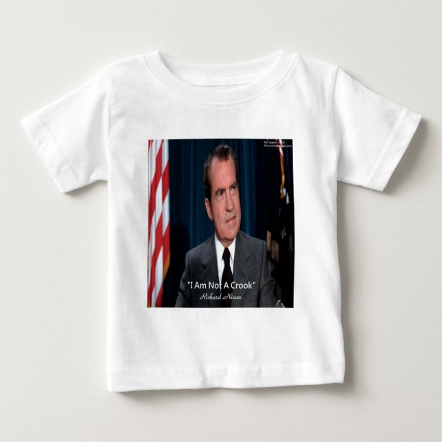 I am not a crook. tee shirt (Framsida)