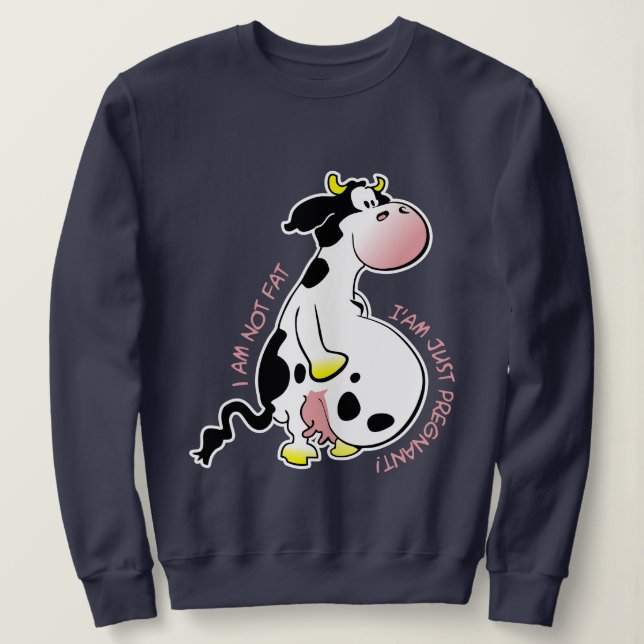 I am not fat, I am just pregnant T Shirt (Design framsida)